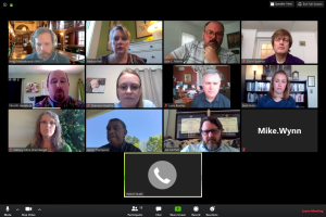 Zoom meeting of KFAN