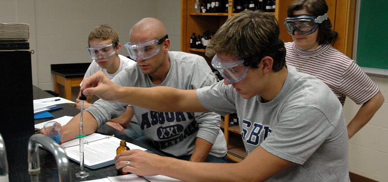 Students in lab